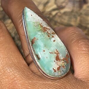 Chrysoprase Ring Size 8
